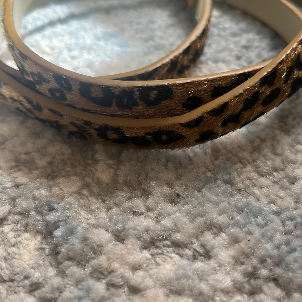 Cheetah Print Belt